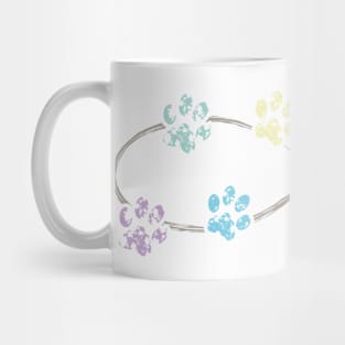 Always Dog Paws - Pastell Mug